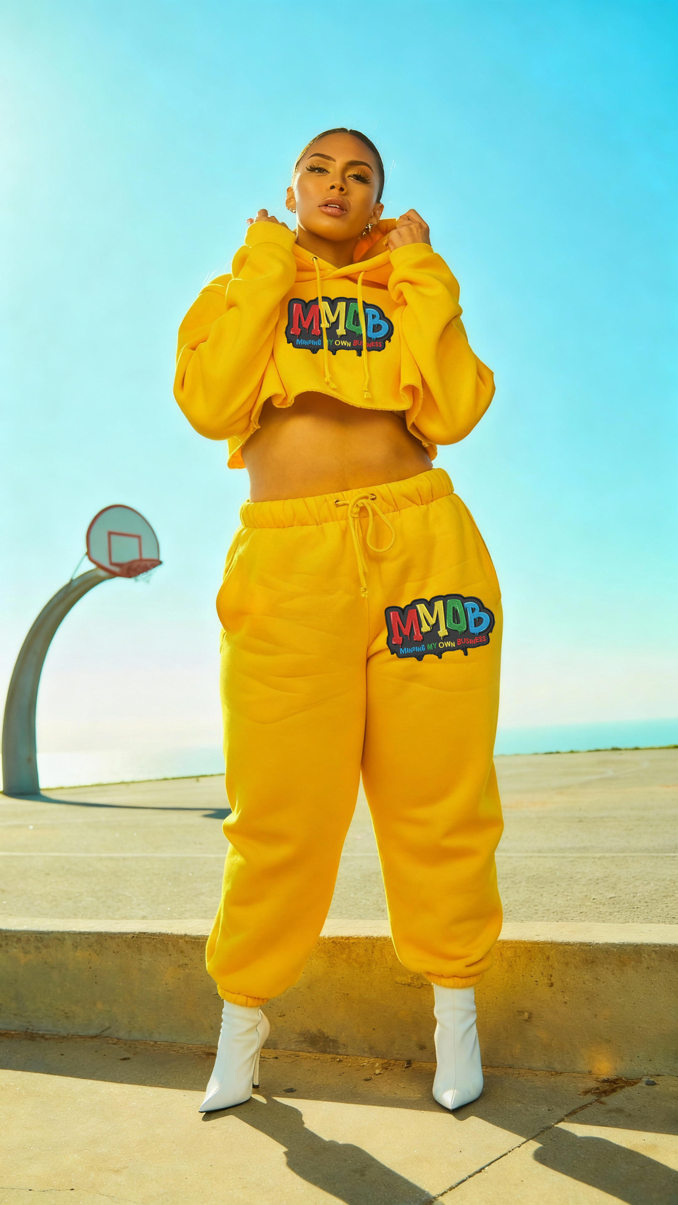 Hero image of a model wearing the Fall collection