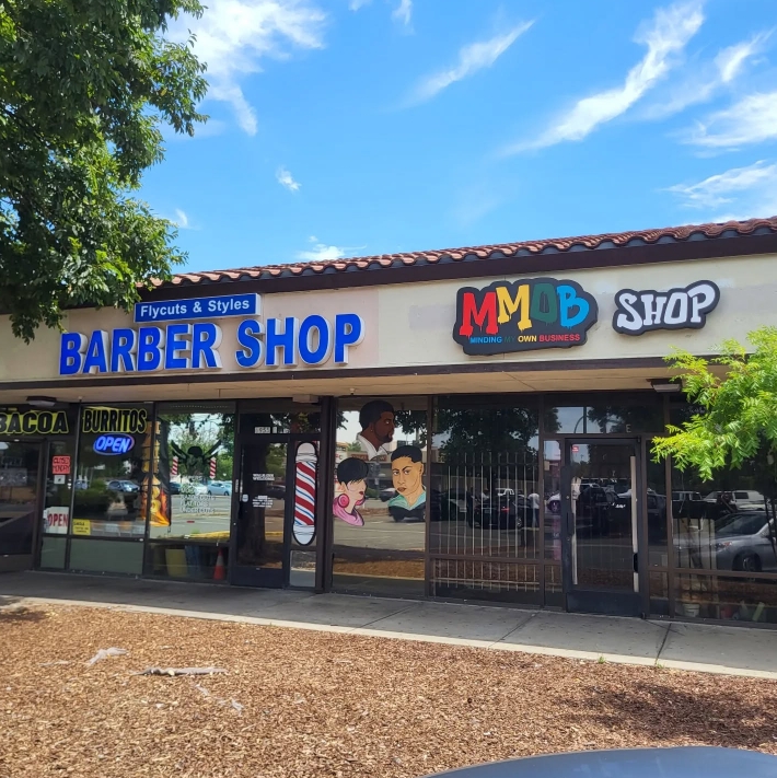 Two people talking in a stylish setting, representing the brand's mission